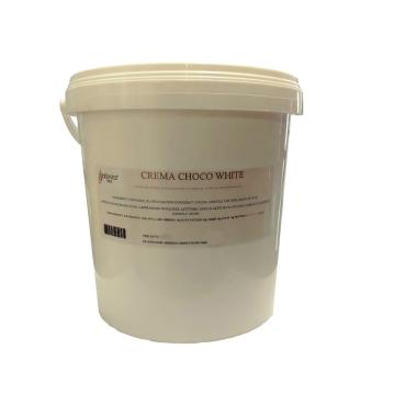 Crema choco white 12 kg - italservice