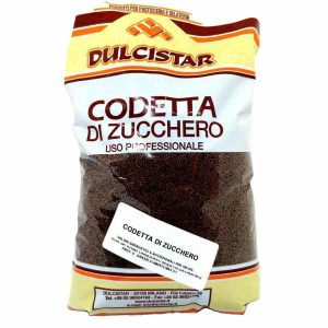 CODETTA DI ZUCCHERO NERA 1 KG - DULCISTAR