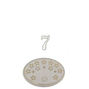 NUMERINI CORSIVO N° 7 PZ10 + BASI