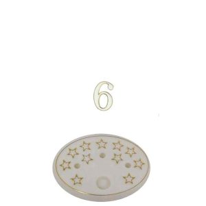 NUMERINI CORSIVO N° 6 PZ10+ BASI