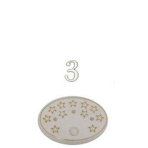 NUMERINI CORSIVO N° 3  PZ10+ BASI