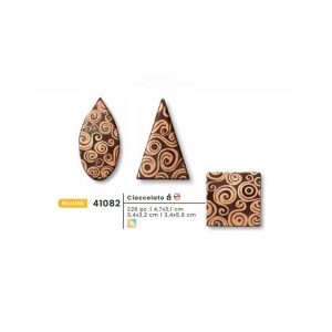 COD.41082 - TRIS CLASSICO DI FIGURE CIOCCOLATO - PZ.226 - WAFER FARMA DECOR